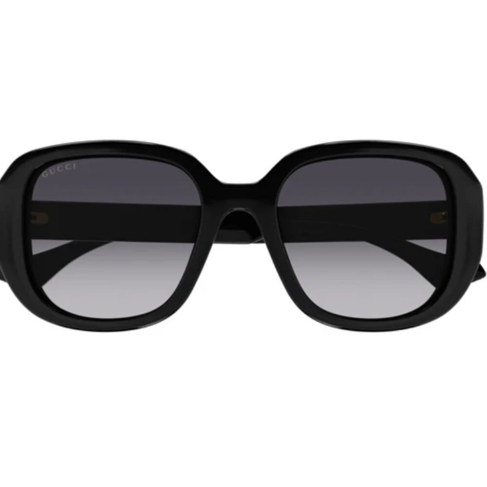 Gucci Women's Sunglasses | Style: GG1557SK-001 | Black + Gold